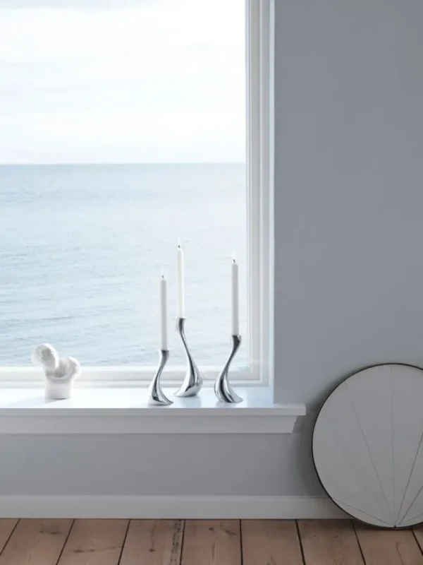Georg Jensen Cobra ljusstake, 2 st