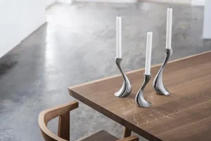 Georg Jensen Cobra ljusstake, 2 st