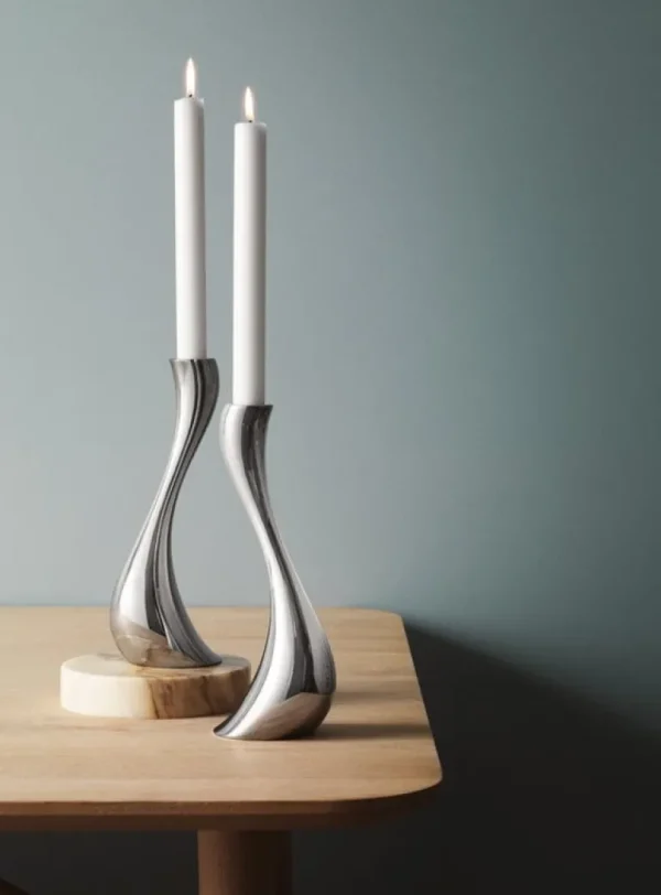 Georg Jensen Cobra ljusstake, 2 st