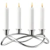 Georg Jensen Season ljushållare, spegelpolerat stål