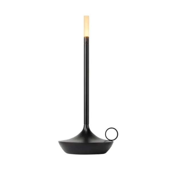 Graypants Wick bärbar bordslampa, svart
