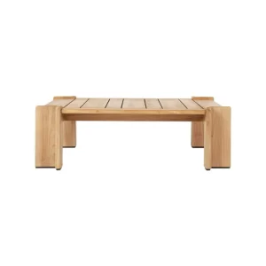 GUBI Atmosfera soffbord, 113 x 100 cm, teak