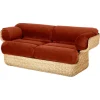 GUBI Basket soffa, 2-sits, rotting - Belsuede Special FR 133