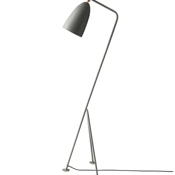 GUBI Gräshoppa golvlampa, blågrå