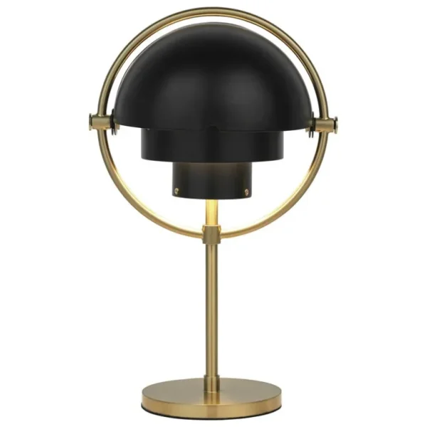GUBI Multi-Lite bärbar bordslampa, mässing - svart