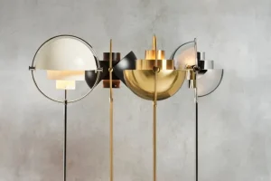 GUBI Multi-Lite golvlampa, mässing