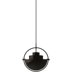 GUBI Multi-Lite liten pendellampa, svart mässing