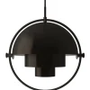 GUBI Multi-Lite pendellampa, svart mässing