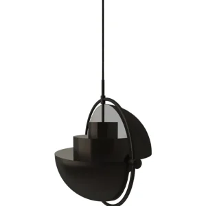GUBI Multi-Lite pendellampa, svart mässing