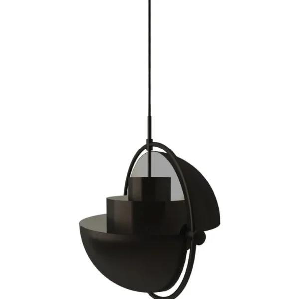 GUBI Multi-Lite pendellampa, svart mässing