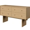 GUBI Private sideboard, ljus ekfanér