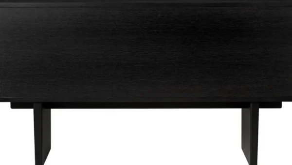 GUBI Private sideboard, svart / brunbetsad ek