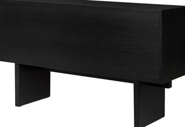 GUBI Private sideboard, svart / brunbetsad ek