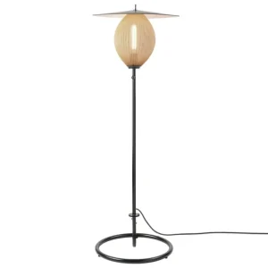GUBI Satellite Outdoor golvlampa, svart - gräddvit