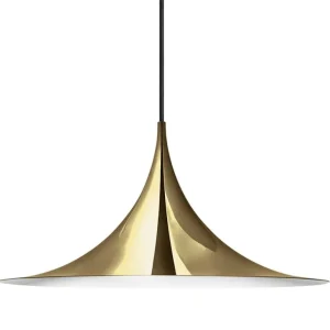 GUBI Semi pendellampa 47 cm, mässing