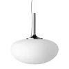 GUBI Stemlite pendellampa 38 cm, svart krom