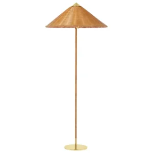 GUBI Tynell 9602 golvlampa, mässing - rotting