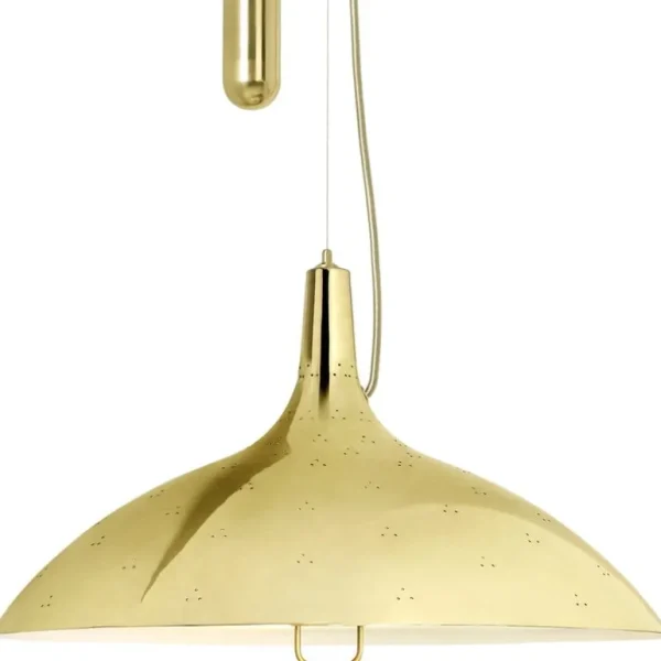 GUBI Tynell A1965 pendellampa, mässing