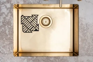 Happy Sinks Puzzle matta till diskho, 4 st, svart
