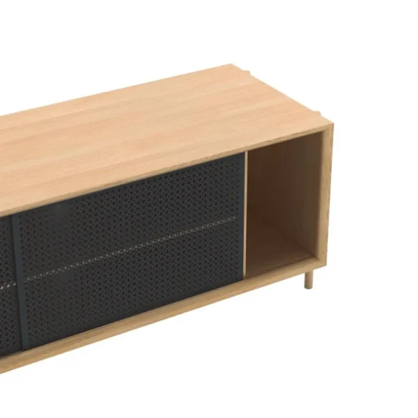 Hartô Gabin sidobord 162 cm, ek - mörkgrå