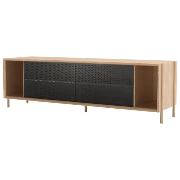 Hartô Gabin sidobord 162 cm, ek - mörkgrå