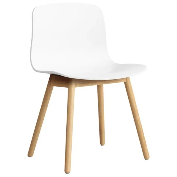HAY About A Chair AAC12, vit 2.0 - lackerad ek
