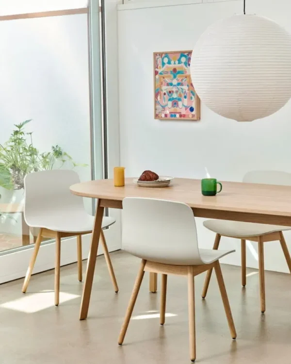 HAY About A Chair AAC12, vit 2.0 - lackerad ek