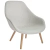 HAY About A Lounge Chair AAL92, lackerad ek - Divina Melange 120