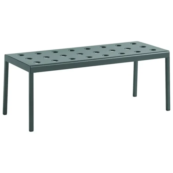 HAY Balcony lågt bord, 96,5 x 41 cm, mörk skog