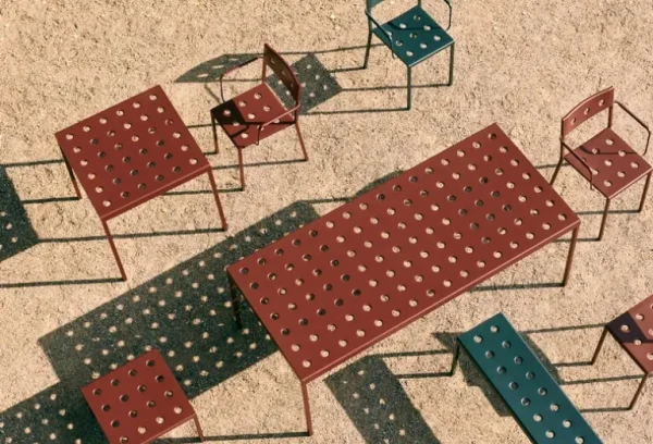 HAY Balcony lågt bord, 50 x 51,5 cm, järn