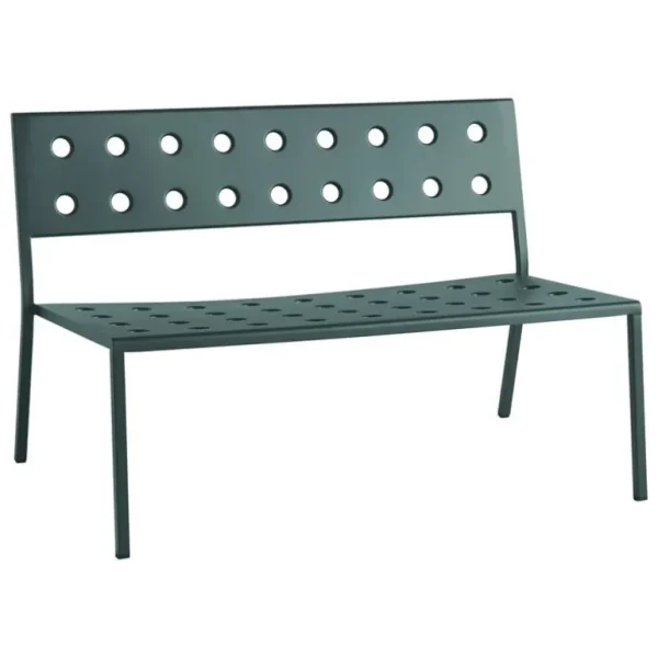 HAY Balcony Lounge bänk, 113,5 x 69 cm, mörk skog