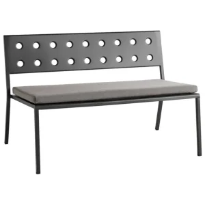 HAY Balcony Lounge bänkdyna, svartpeppar
