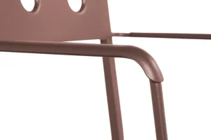 HAY Balcony matstol med armstöd, järn