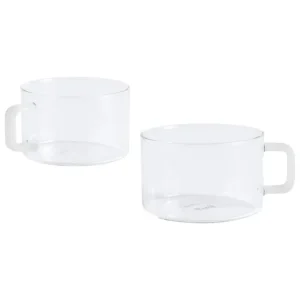 HAY Brew kopp, set om 2, klar – vit jade