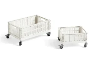 Barn HAY Colour Crate hjulset, 4 stycken, L