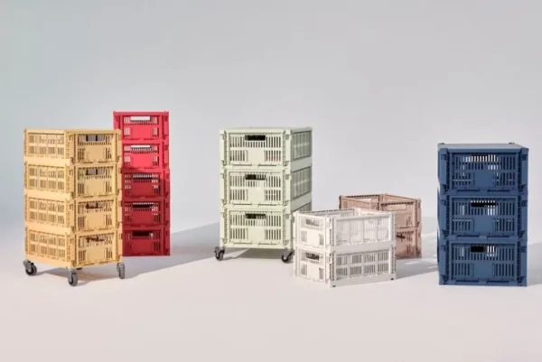Barn HAY Colour Crate, L, återvunnen plast, mint