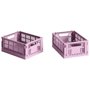 Barn HAY Colour Crate Mini, 2-pack, dusty rose