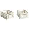 Barn HAY Colour Crate Mini, 2-pack, offwhite