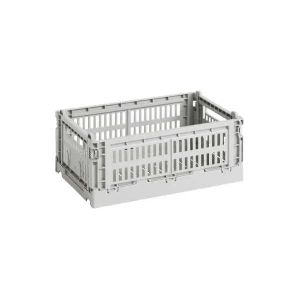 Barn HAY Colour Crate, S, återvunnen plast, ljusgrå