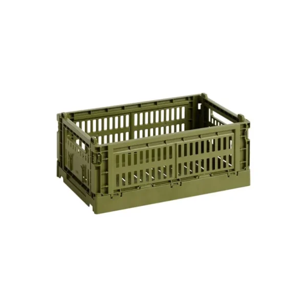 Barn HAY Colour Crate, S, återvunnen plast, oliv