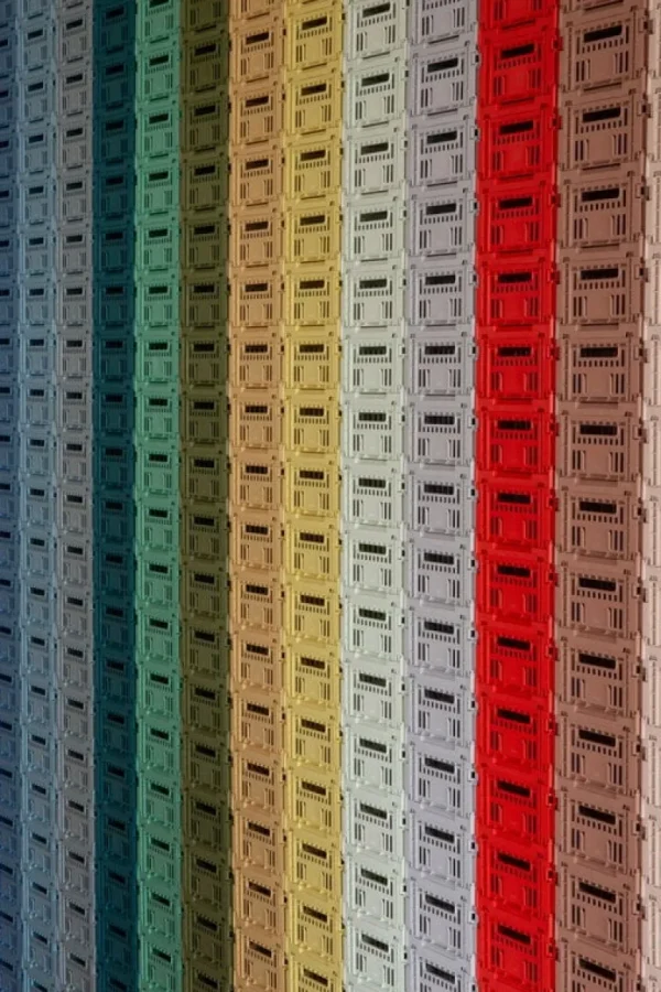 Barn HAY Colour Crate, S, återvunnen plast, dusty blue