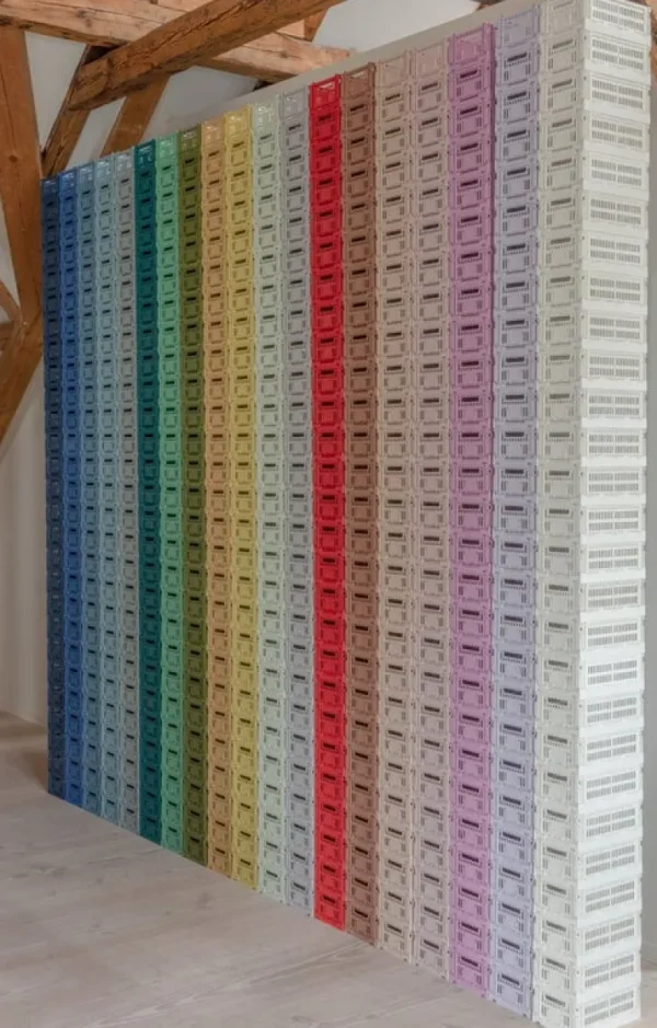 Barn HAY Colour Crate, S, återvunnen plast, dusty blue