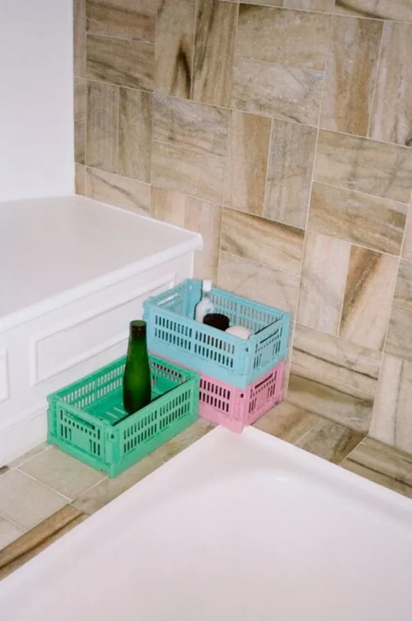 Barn HAY Colour Crate, S, återvunnen plast, mörk mint
