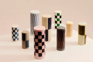 HAY Column ljus, M, antracit - bordeaux