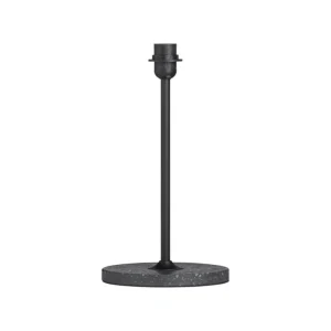 HAY Common bordslampa bas, mjuk svart - svart terrazzo