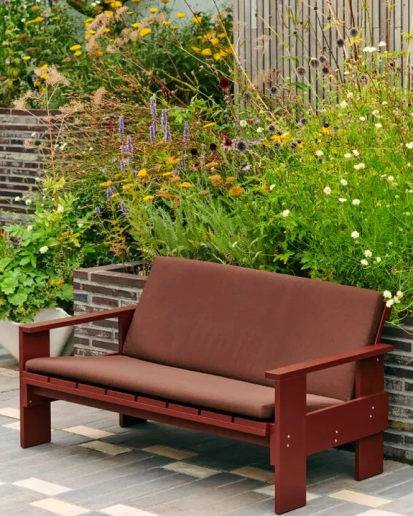 HAY Crate vikbar dyna för soffa, iron red