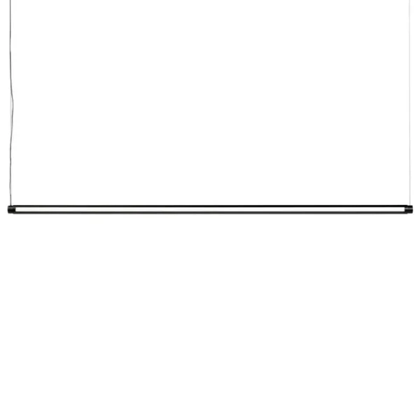 HAY Factor Linear taklampa, Diffused 1500, mjuk svart