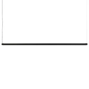 HAY Factor Linear taklampa, Diffused 1500, mjuk svart