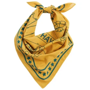 HAY Dogs scarf, 55 x 55 cm, ockra