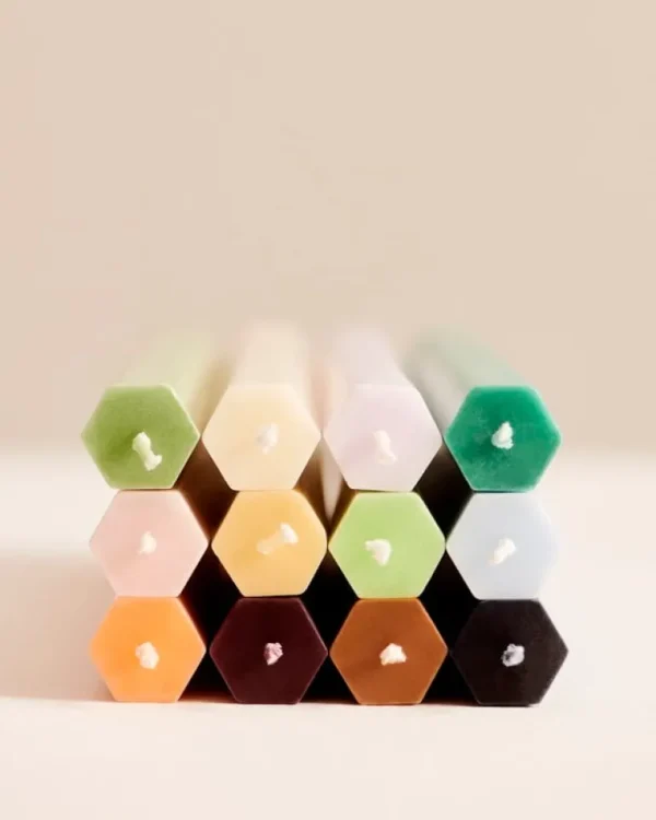 HAY Hexagon ljus, nougat